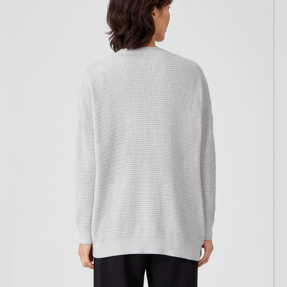Eileen Fisher Pearls Boyfriend Cardigan - Picture 15 of 16